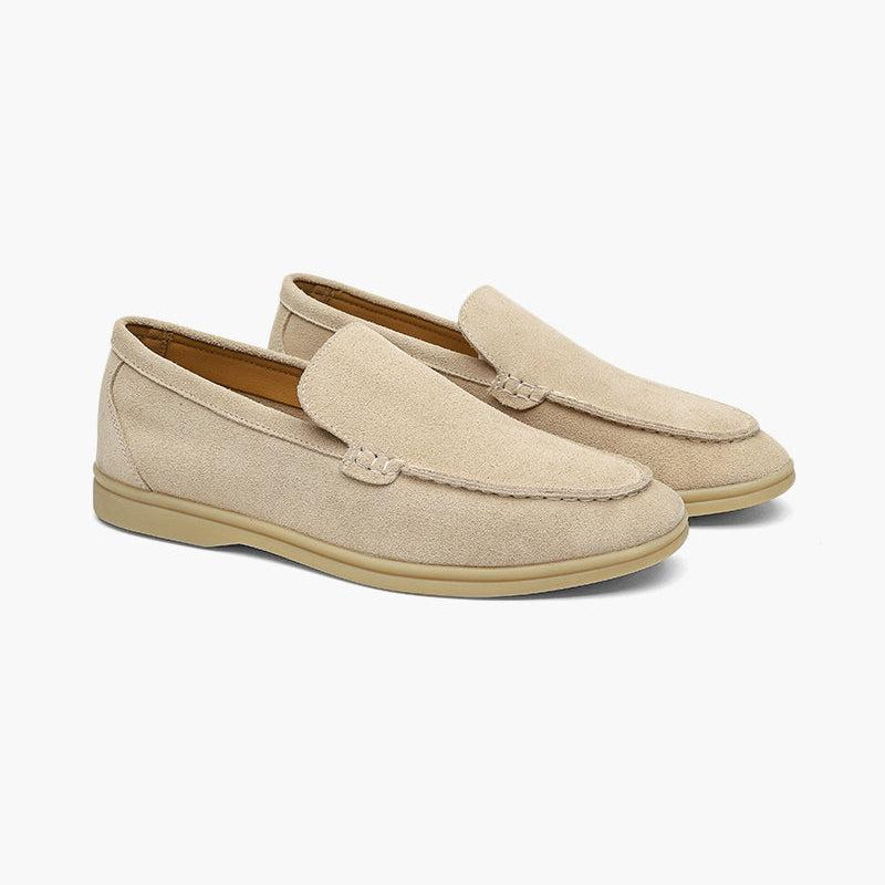 Men's Suede Penny Loafers