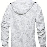 Men's Hooded Lightweight Windbreaker Jacket