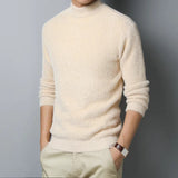 Men's Mock Neck Knit Sweater