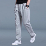 Men's Cotton Drawstring Joggers with Side Pockets