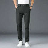 Men's Slim Fit Formal Dress Trousers