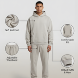Men's Lightweight Black Oversized Hoodie