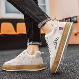 Men's Casual Canvas Lace-Up Sneakers