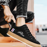 Men's Casual Canvas Lace-Up Sneakers