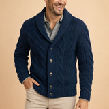Men's Shawl Collar Knit Cardigan