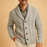 Men's Shawl Collar Knit Cardigan