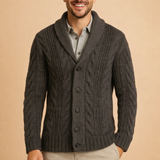 Men's Shawl Collar Knit Cardigan