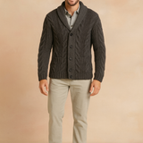 Men's Shawl Collar Knit Cardigan
