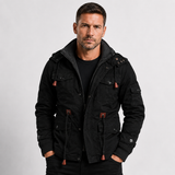Men's Hooded Utility Zip Jacket