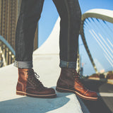 Men's Leather Lace Up Ankle Boots