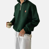 Men's Half Zip Fleece Pullover Sweater