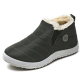 Men's Fleece Lined Slip-On Winter Shoes