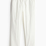 Men's Relaxed Fit Drawstring Linen Trousers
