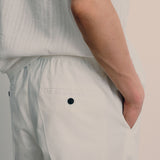 Men's Relaxed Fit Drawstring Linen Trousers