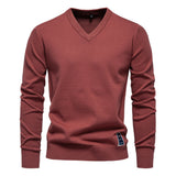 Men's V-Neck Knit Sweater