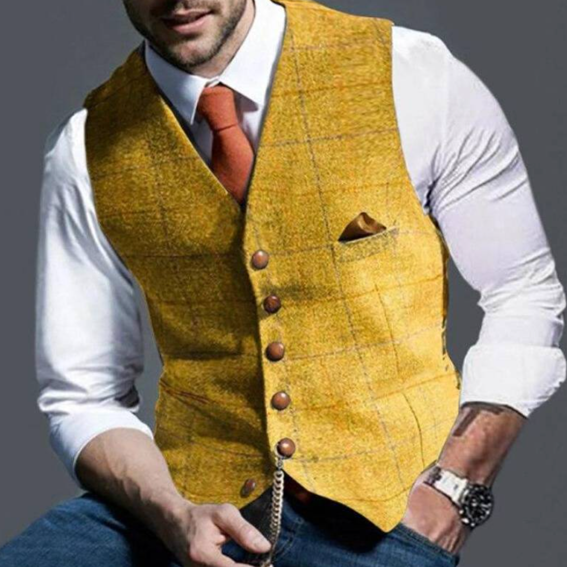 Men's Tailored Suit Vest