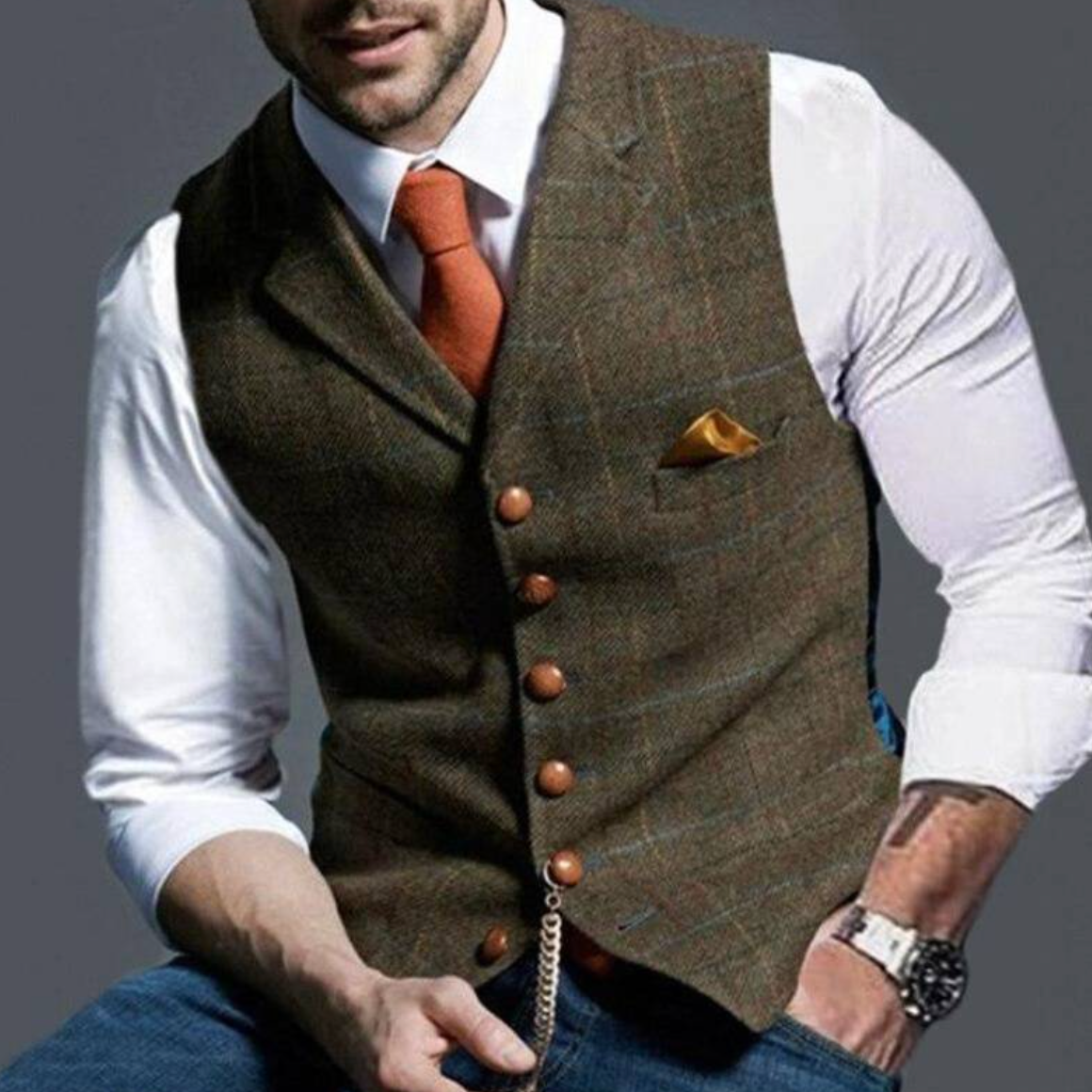 Men's Tailored Suit Vest