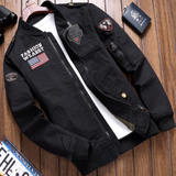Men's Embroidered Bomber Jacket