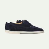 Men's Suede Slip-On Loafers with Rubber Sole