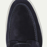 Men's Suede Slip-On Loafers with Rubber Sole