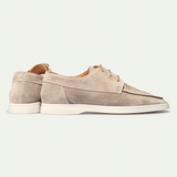 Men's Suede Slip-On Loafers with Rubber Sole
