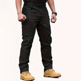 Men's Tactical Outdoor Trousers with Multiple Pockets