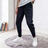 Men's Slim Fit Drawstring Jogger Pants