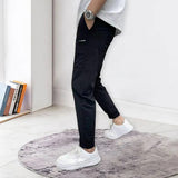 Men's Slim Fit Drawstring Jogger Pants