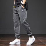 Men's Relaxed Fit Drawstring Denim Joggers