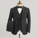 Men's Green Tweed Knitted Vest