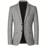 Men's Heather Knit Tailored Blazer