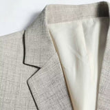 Men's Linen Blend Tailored Blazer