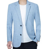 Men's Linen Blend Tailored Blazer