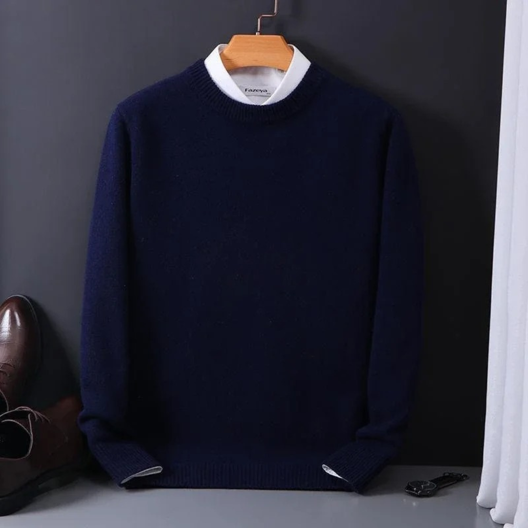 Men's Regular Fit Cashmere Knit Sweater