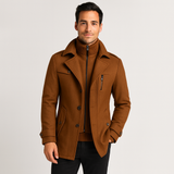 Men's Hooded Zip Front Jacket