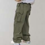 Men's Relaxed Fit Wide Leg Cargo Pants