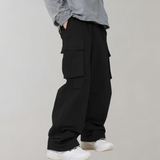 Men's Relaxed Fit Wide Leg Cargo Pants