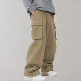 Men's Relaxed Fit Wide Leg Cargo Pants