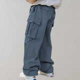 Men's Relaxed Fit Wide Leg Cargo Pants