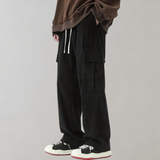 Men's Relaxed Fit Wide Leg Cargo Pants