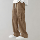 Men's Relaxed Fit Wide Leg Cargo Pants