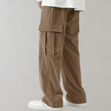 Men's Relaxed Fit Wide Leg Cargo Pants