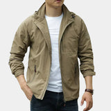 Men's Hooded Zip-Up Jacket