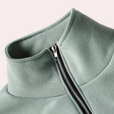 Half-Zip Pullover and Straight-Leg Two-Piece Set