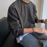 Men's Vintage Washed Crew Neck Sweatshirt