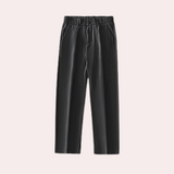 Men's Relaxed Fit Wide Leg Drawstring Trousers