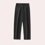 Men's Relaxed Fit Wide Leg Drawstring Trousers