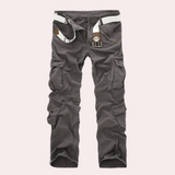 Men's Tactical Cargo Trousers with Adjustable Waist