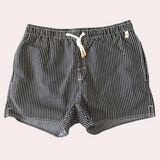 Men's Striped Drawstring Swim Shorts