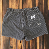 Men's Striped Drawstring Swim Shorts